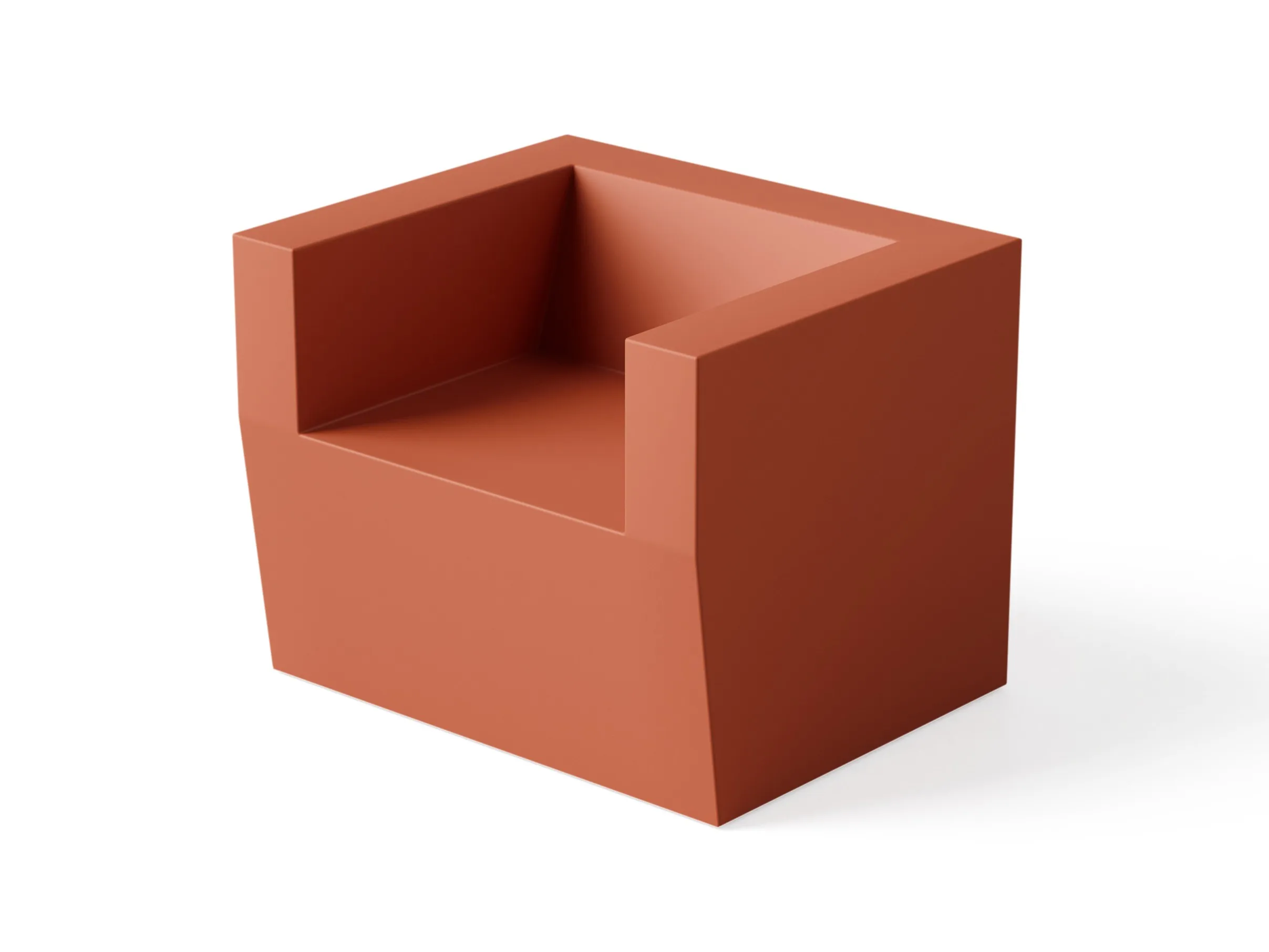 PIXEL Polyurethane garden armchair with armrests