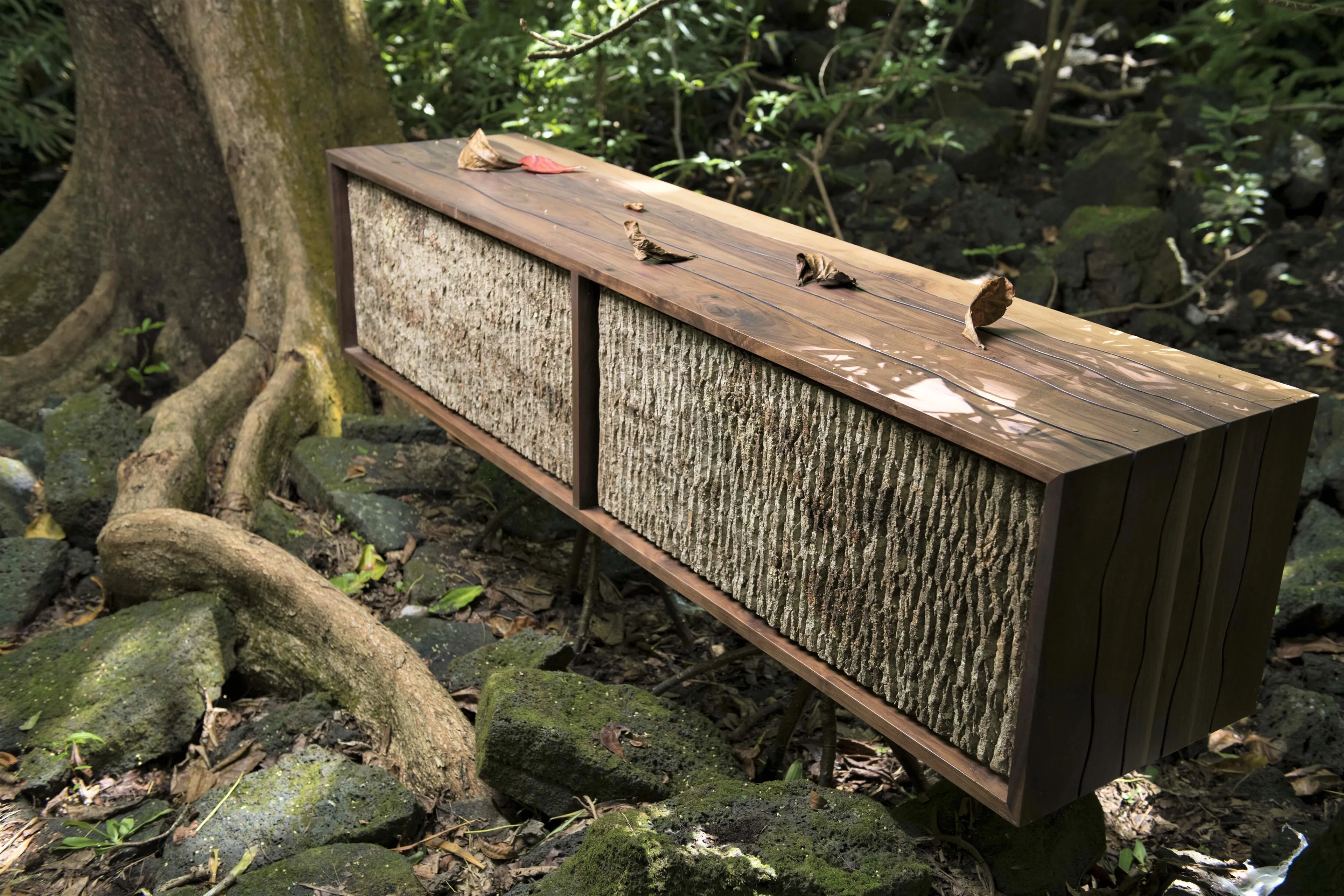BARK LARGE Sideboard with doors