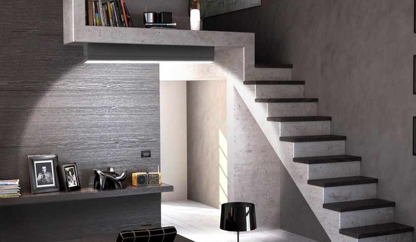 LINK - LED adjustable powder coated aluminium ceiling lamp-3