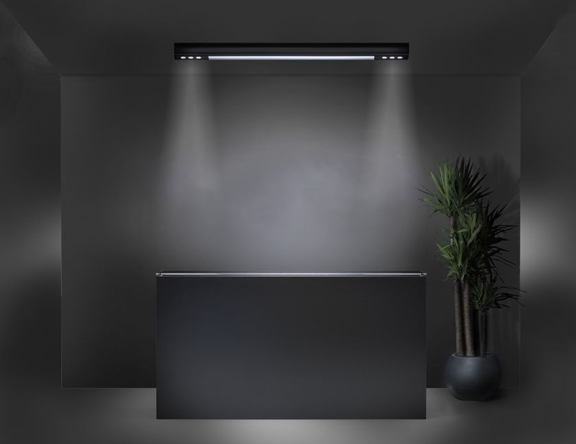 LINK - LED adjustable powder coated aluminium ceiling lamp-4