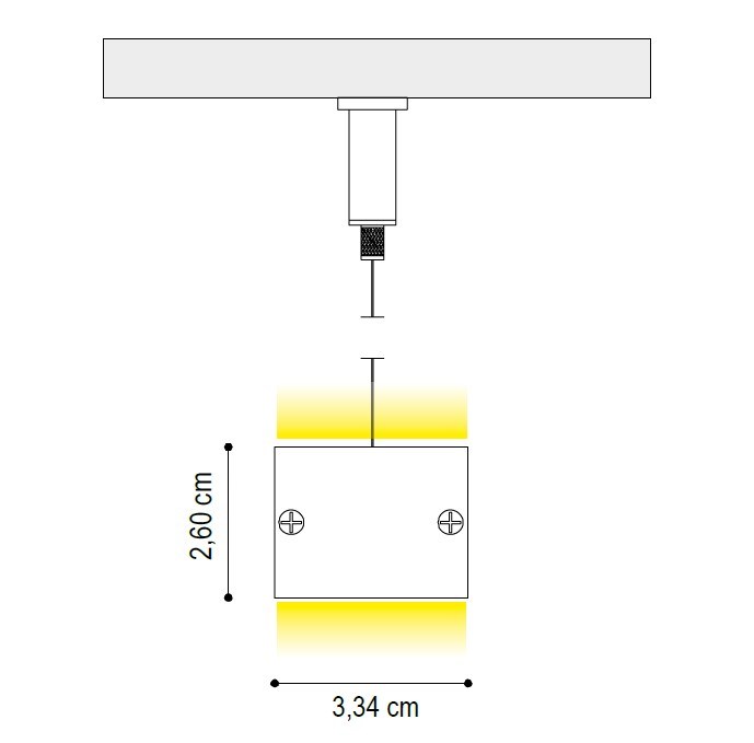DALÌ - LED powder coated aluminium pendant lamp-3