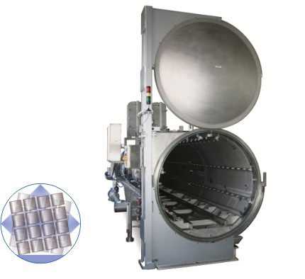 Steam Water Spray Oscillation Retorts