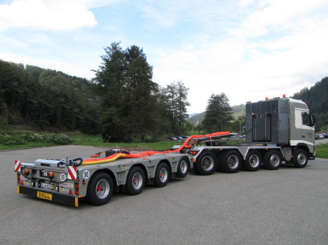 4 AXLE DOLL SANTA LOW-BED TRAILER