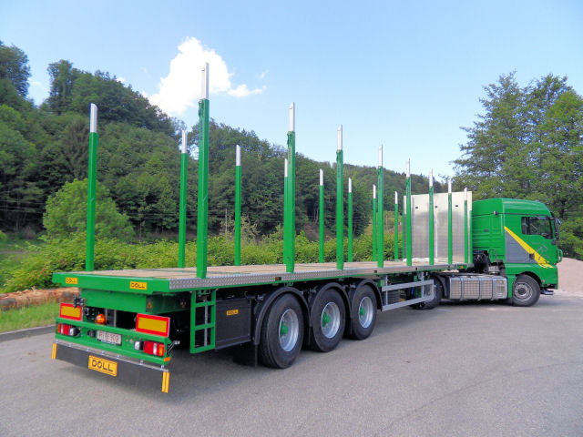 Platform semi-trailer (PLATFORM TRAILER)