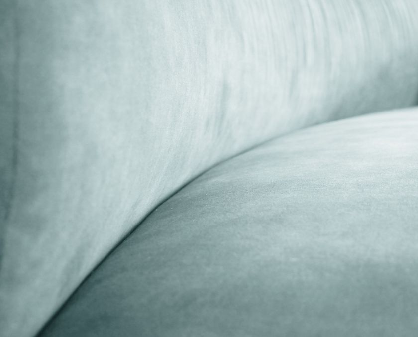 PIPA - 3 seater curved velvet sofa-6