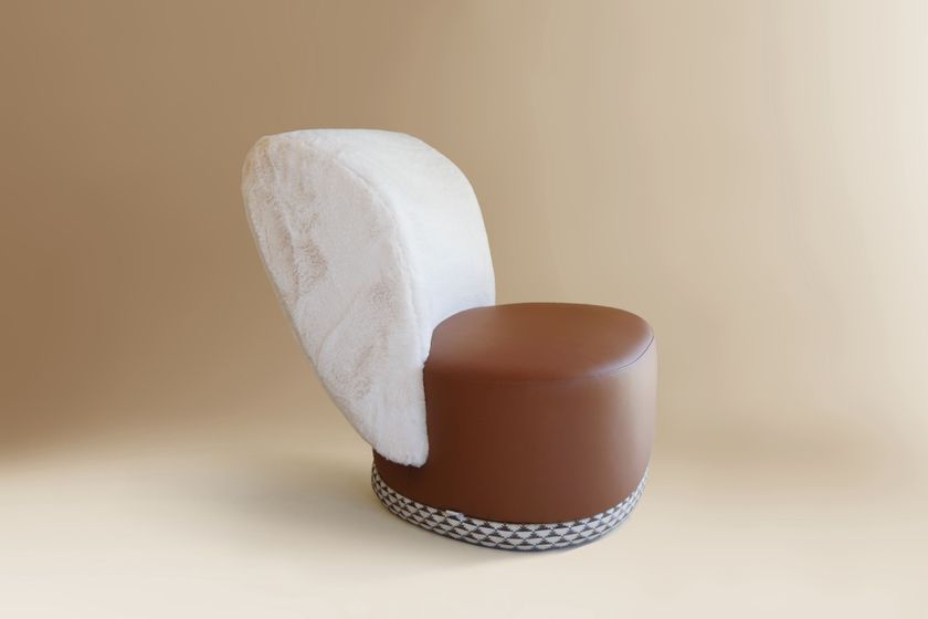 ROHE - Fabric easy chair-5