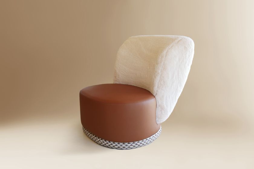 ROHE - Fabric easy chair-6