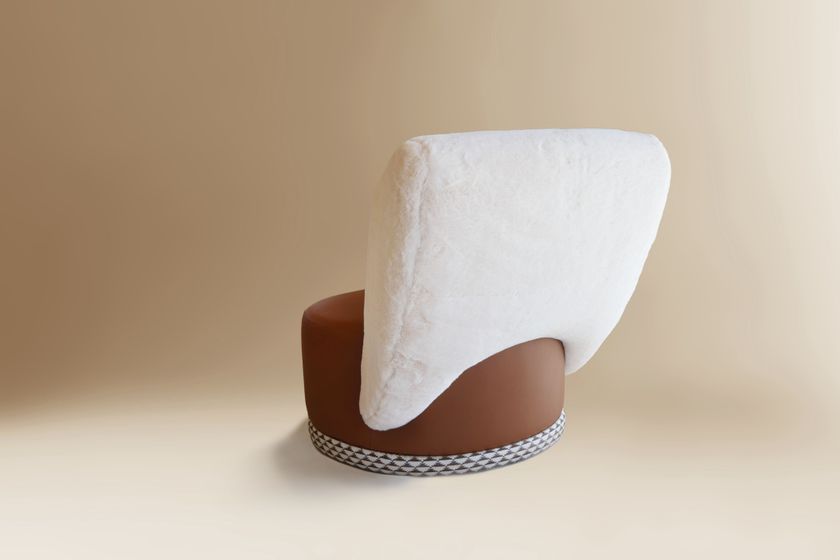 ROHE - Fabric easy chair-7