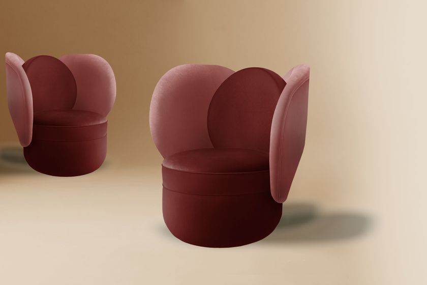 DEBI - Velvet armchair-14
