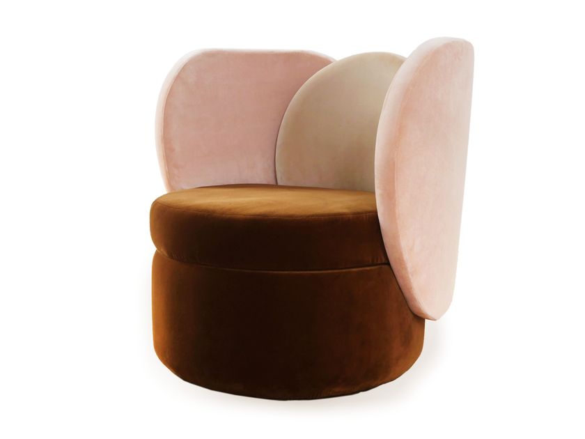 DEBI - Velvet armchair-3