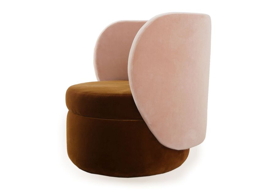 DEBI - Velvet armchair-4