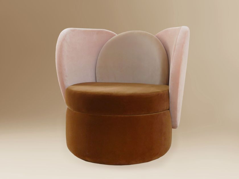 DEBI - Velvet armchair-9