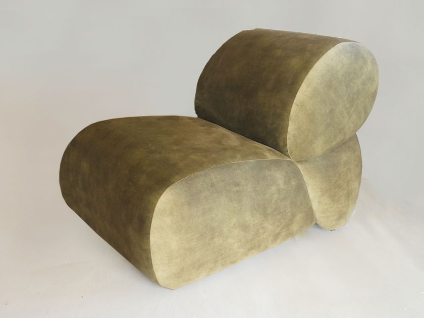 PIPA - Velvet armchair-3