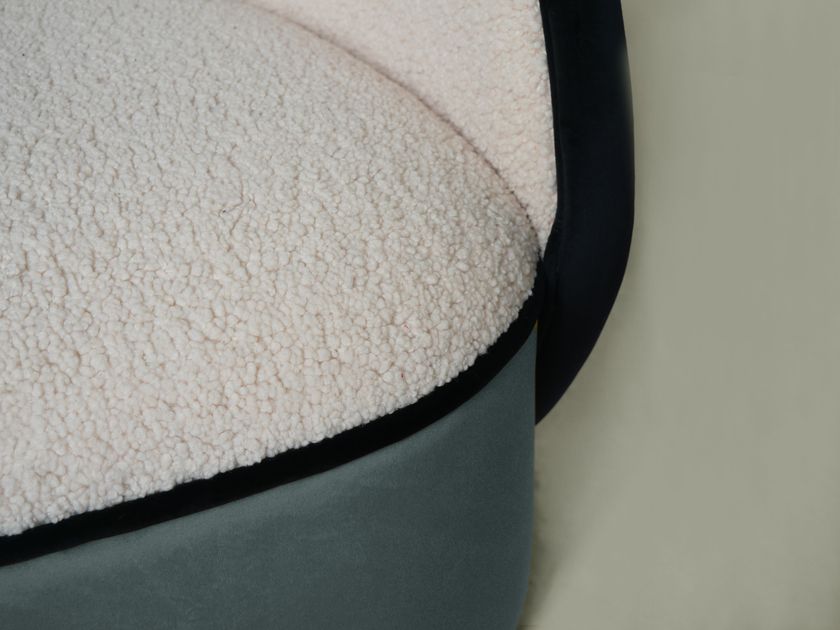 ORCA - Velvet armchair with armrests-10