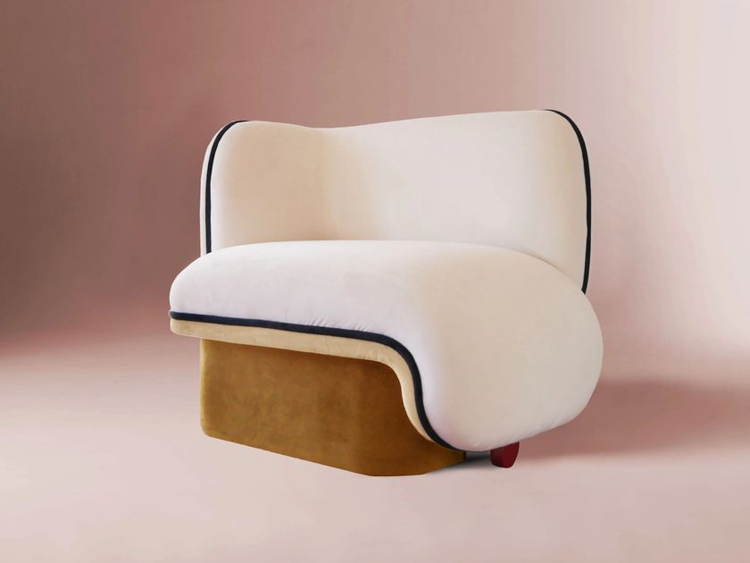ELEFANTE - Wool armchair