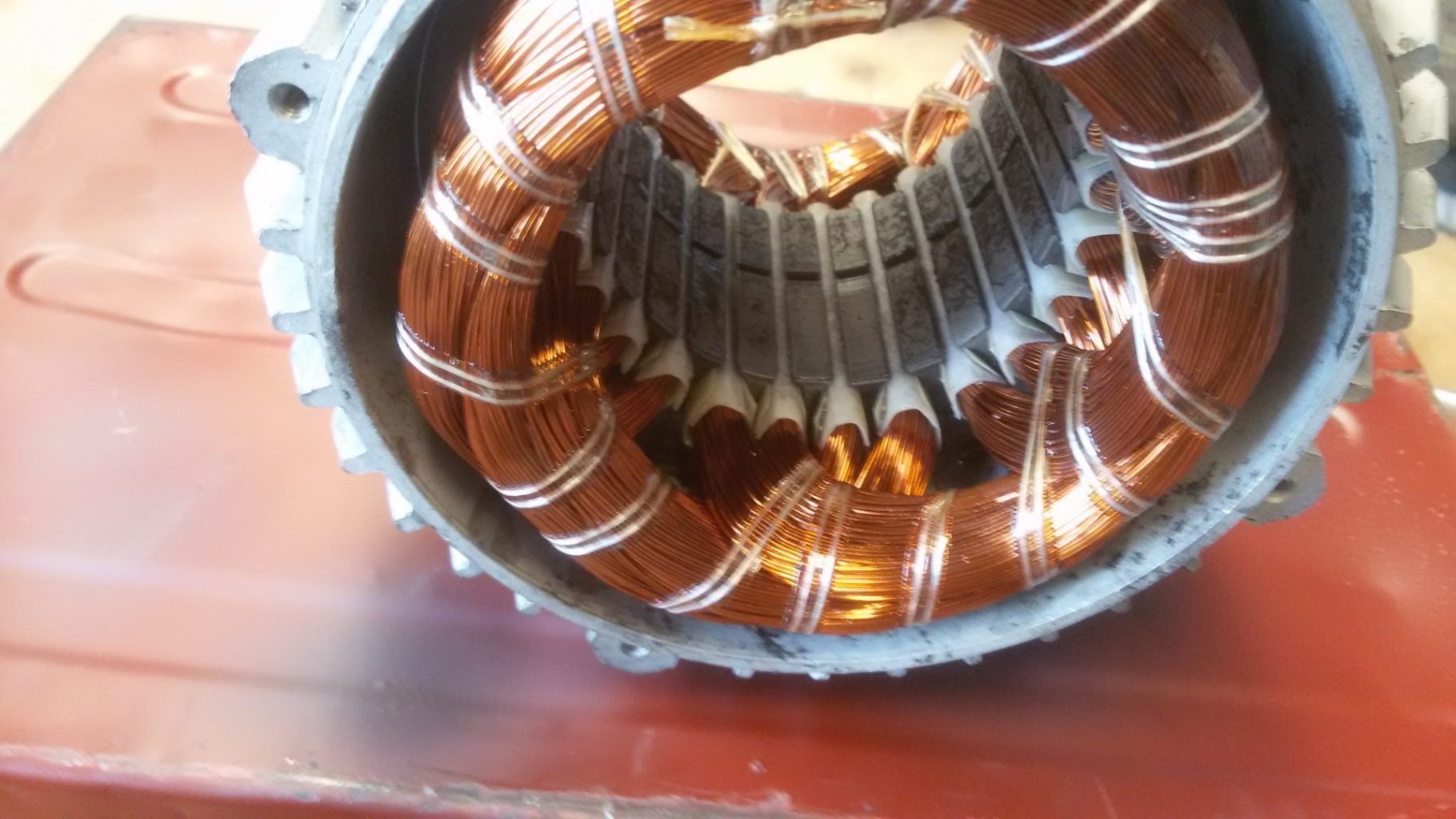 обмотка катушки электродвигателя