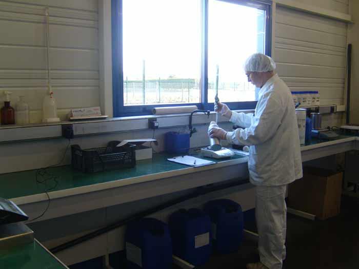 Food flavoring manufacturing control laboratory FABSTER