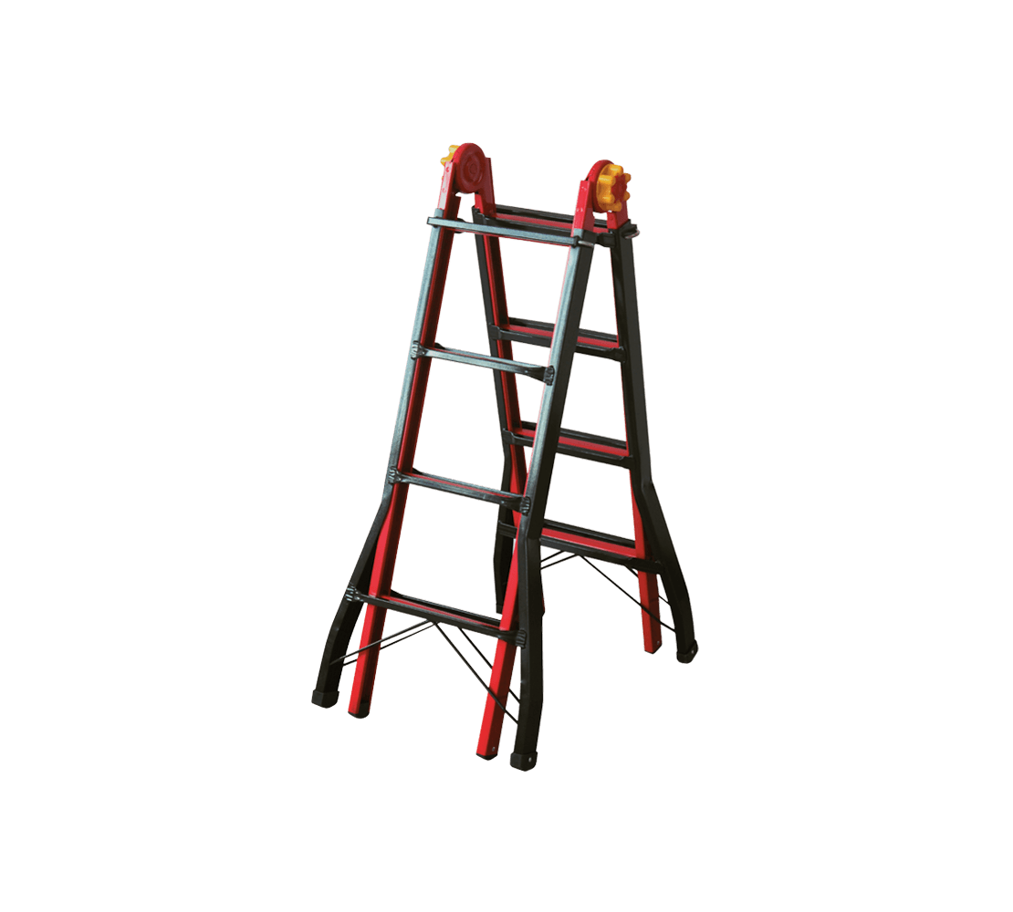 Çelik çok amaçlı teleskopik merdiven