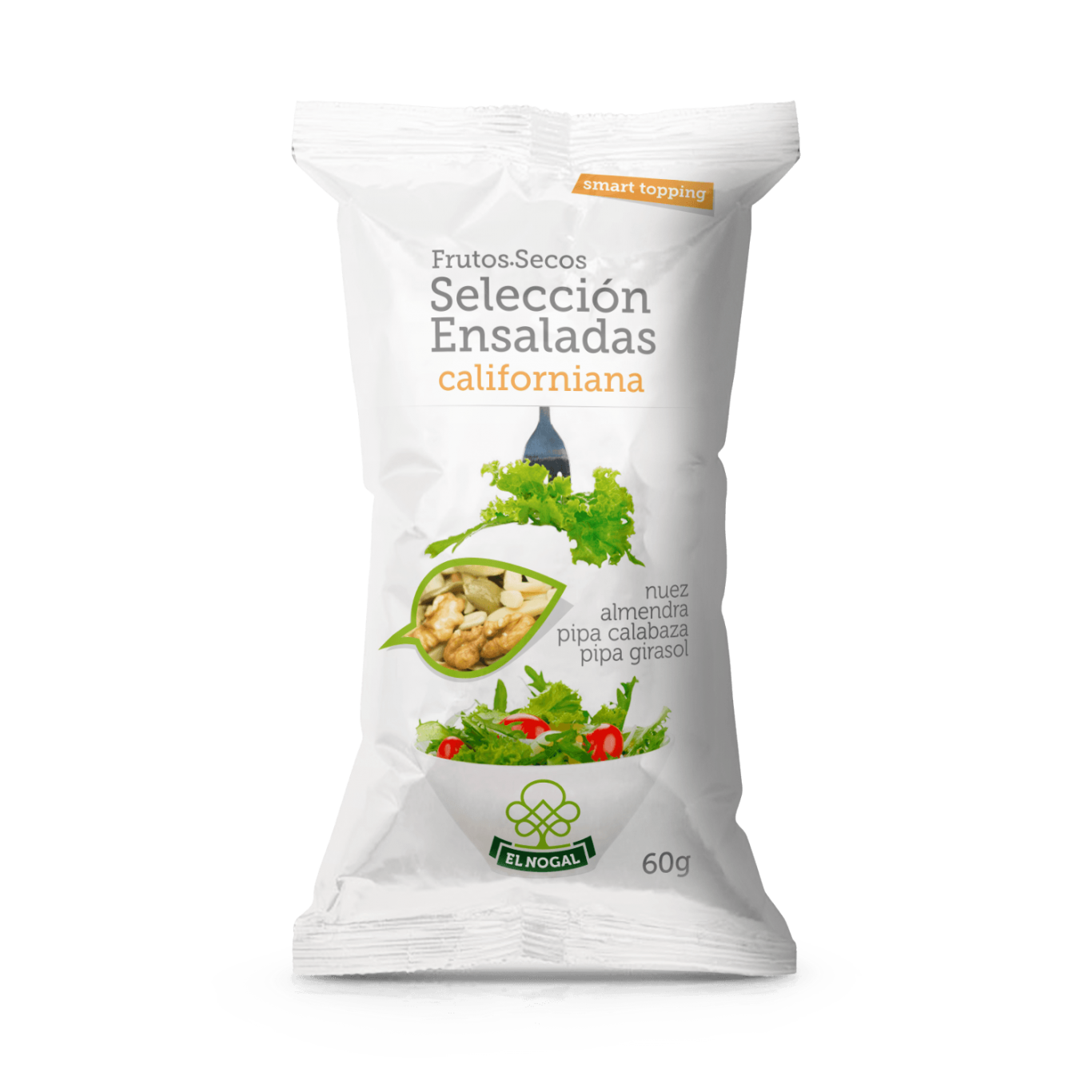 Nuts, almonds, pumpkin seeds and sunflower seeds.