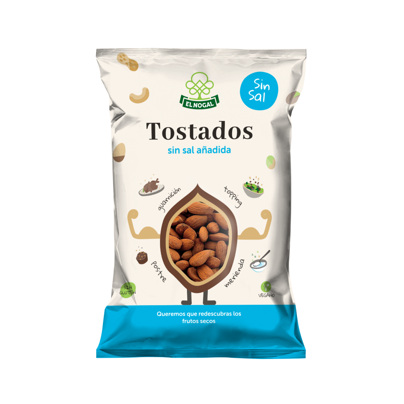 Unsalted roasted almonds