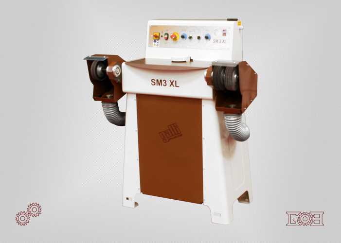 Deri ürünler için üç istasyonlu kenar parlatma makinesi