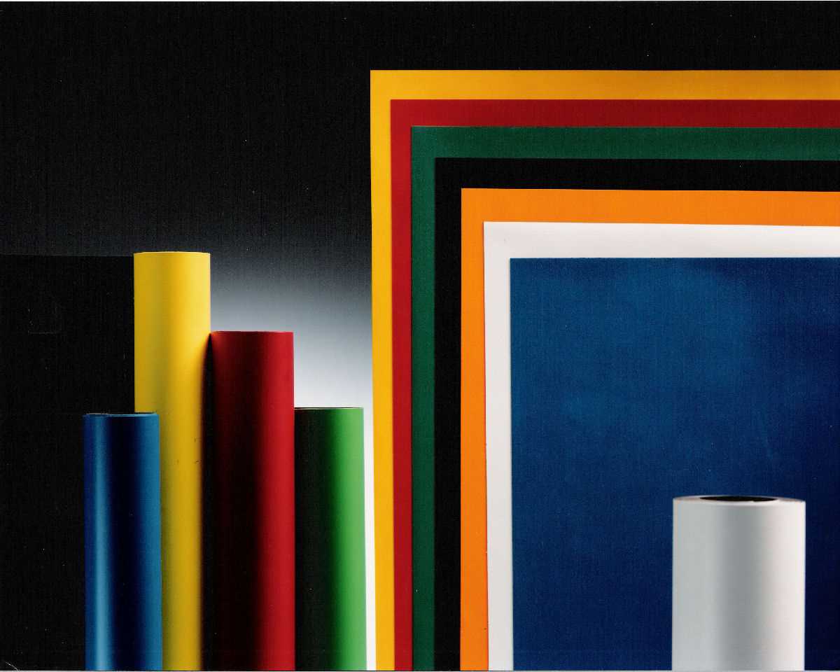 White and coloured magnetic sheets