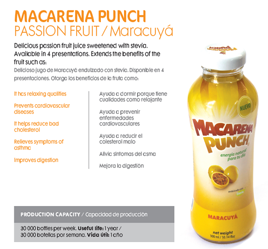 Macarena kokteyli / çarkıfelek meyvesi