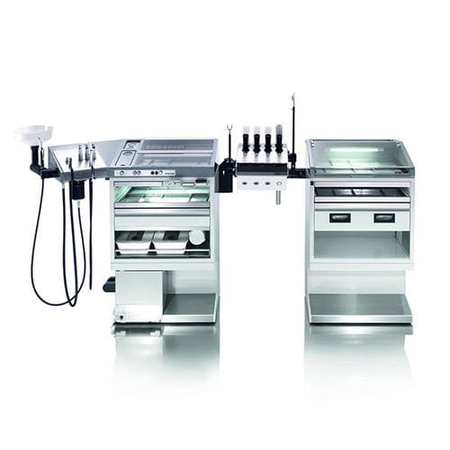 ENT intervention station / LIGHTED / aqueous