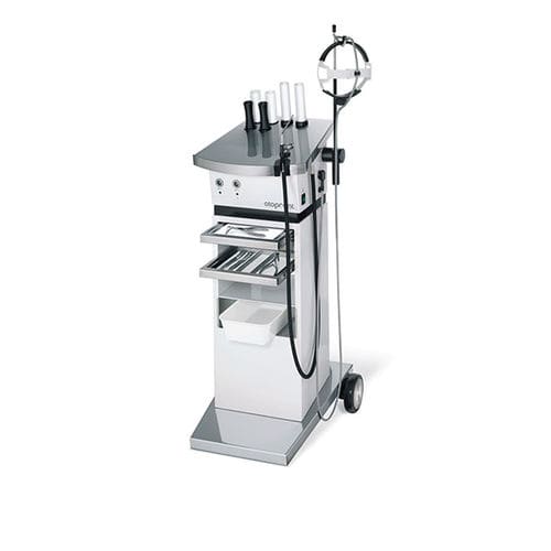 ENT intervention station / LIGHTED / wet mobile