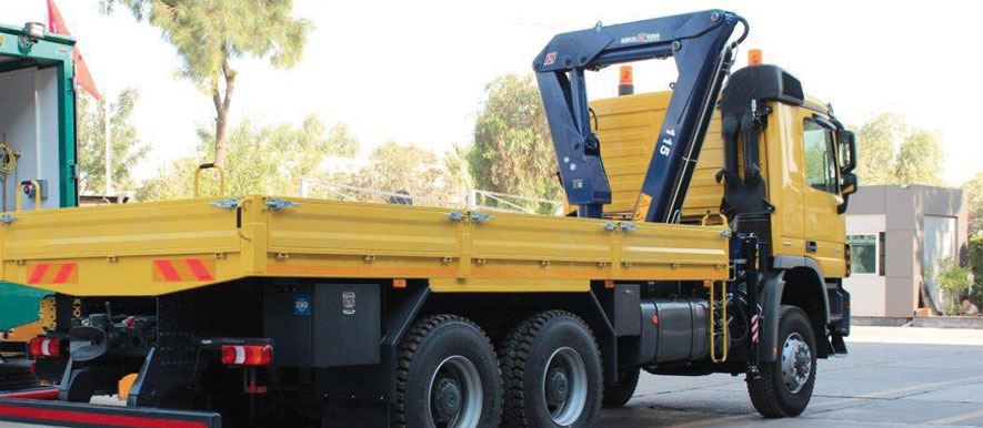 3 t mafsallı  kamyon vinçler