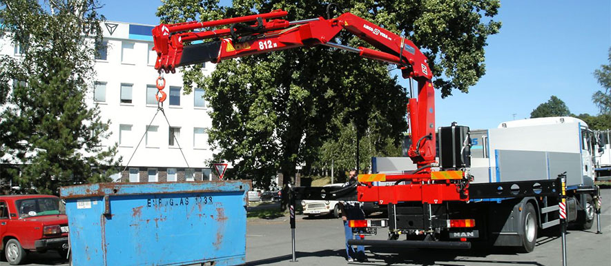 Mafsallı Kamyon Vinçleri