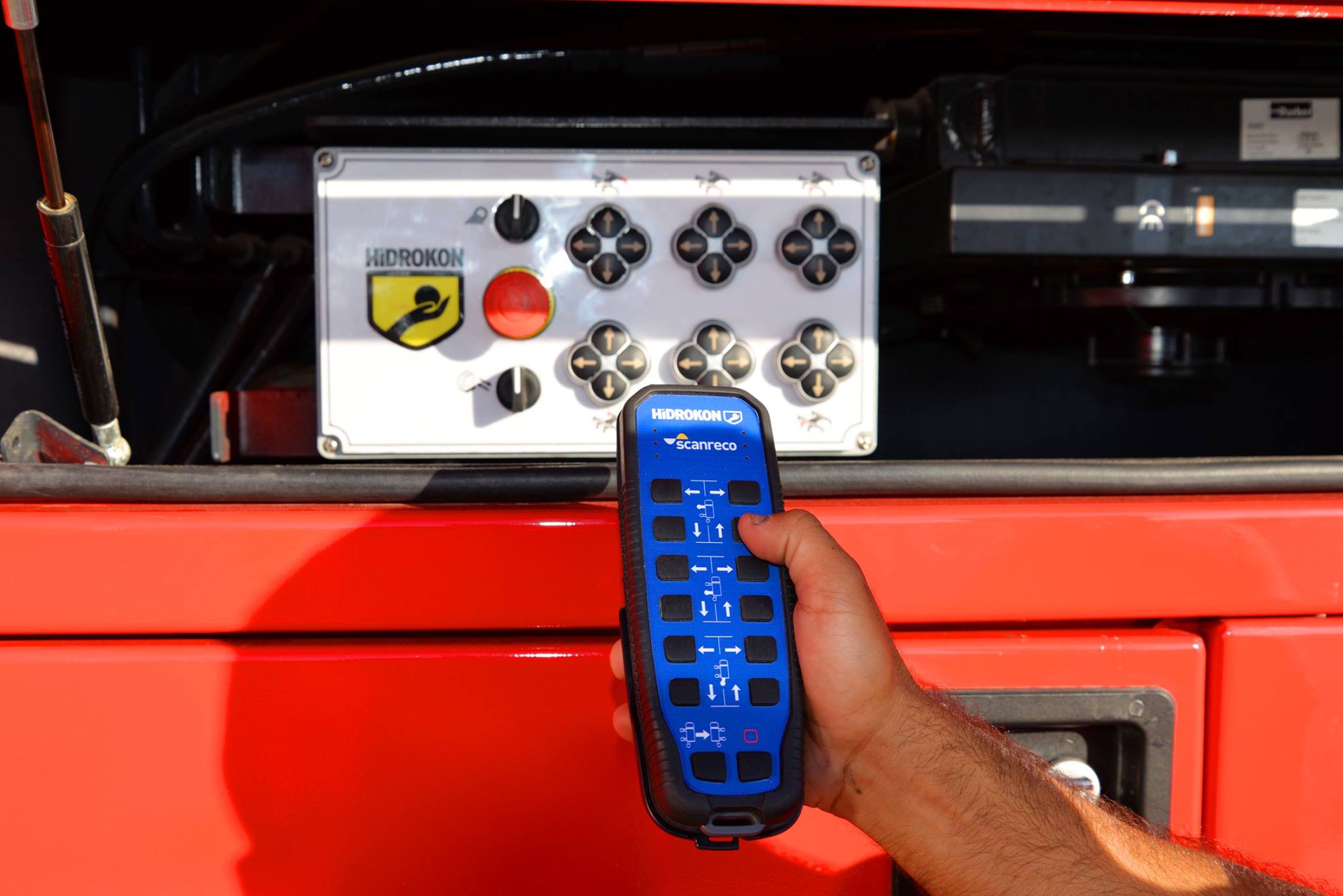 vinç uzaktan kumandası