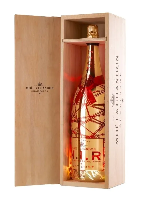 MOET & CHANDON NIR NECTAR IMPERIAL ROSE DRY 6l aydinlatmali