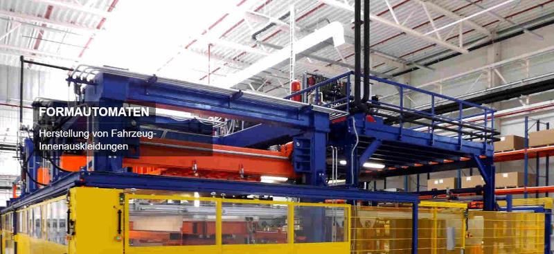 MOLDING MACHINES Manufacture of vehicle interior linings