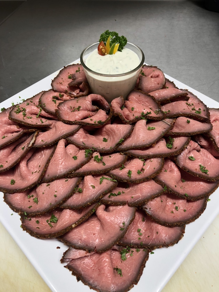 meat prepared for parties