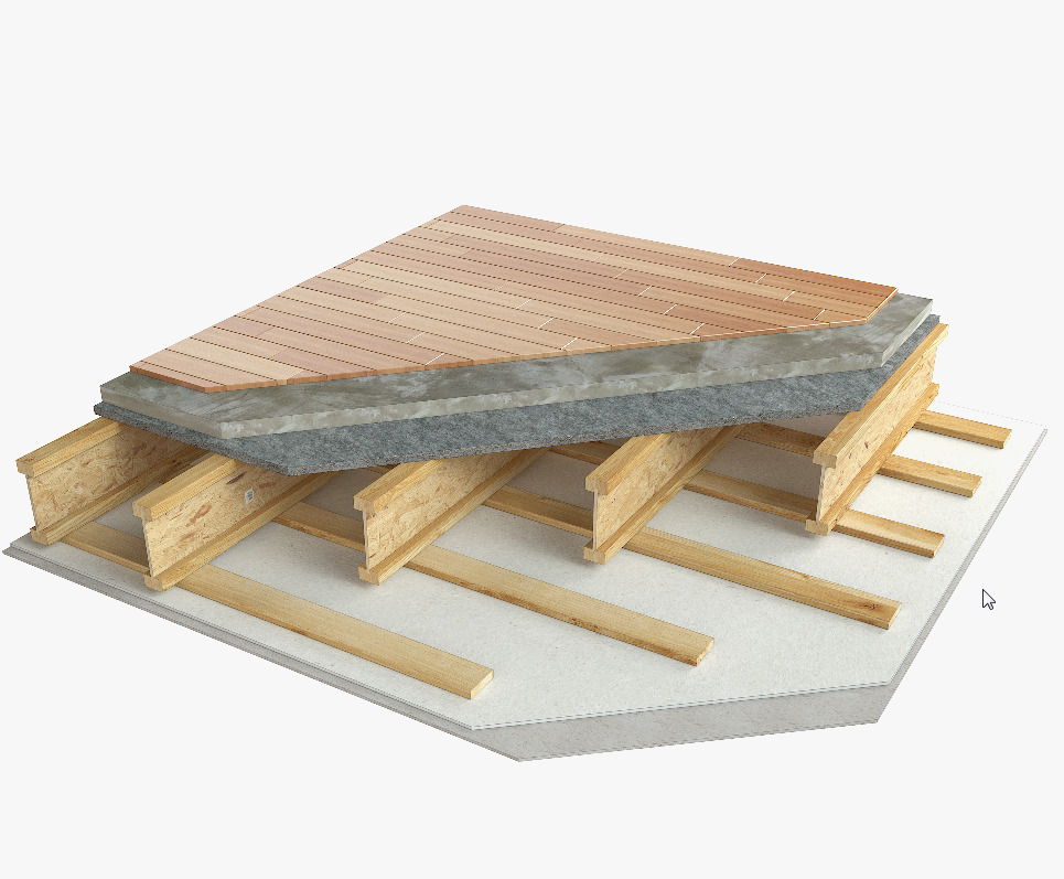 Ahsap tavan ve zeminler 