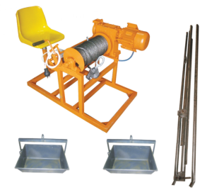 FLOOR CONTROLLED CRANE WITH REDUCER
