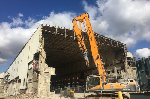 obras de demolición de edificios