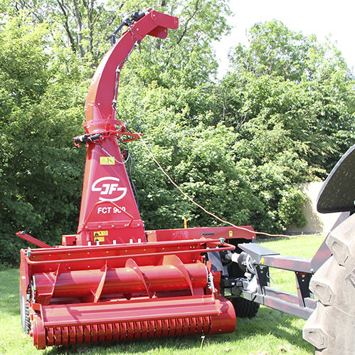 trailer type forage harvester