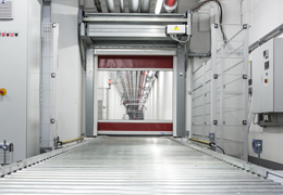 Interior door for conveyor technology