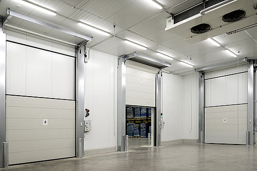 High-speed spiral doors