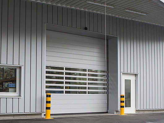 High-speed spiral door systems