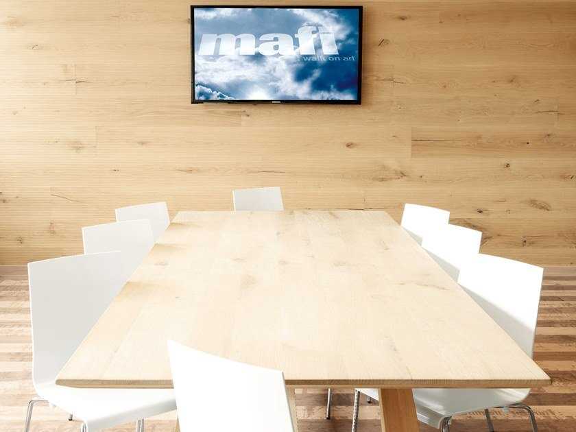 OAK COUNTRY RIVA MEZZO - WHITE OIL - Oak wall/floor tiles