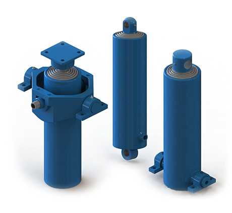 DAMPER TREYLER İÇİN TELESKOPİK SİLİNDİRLER