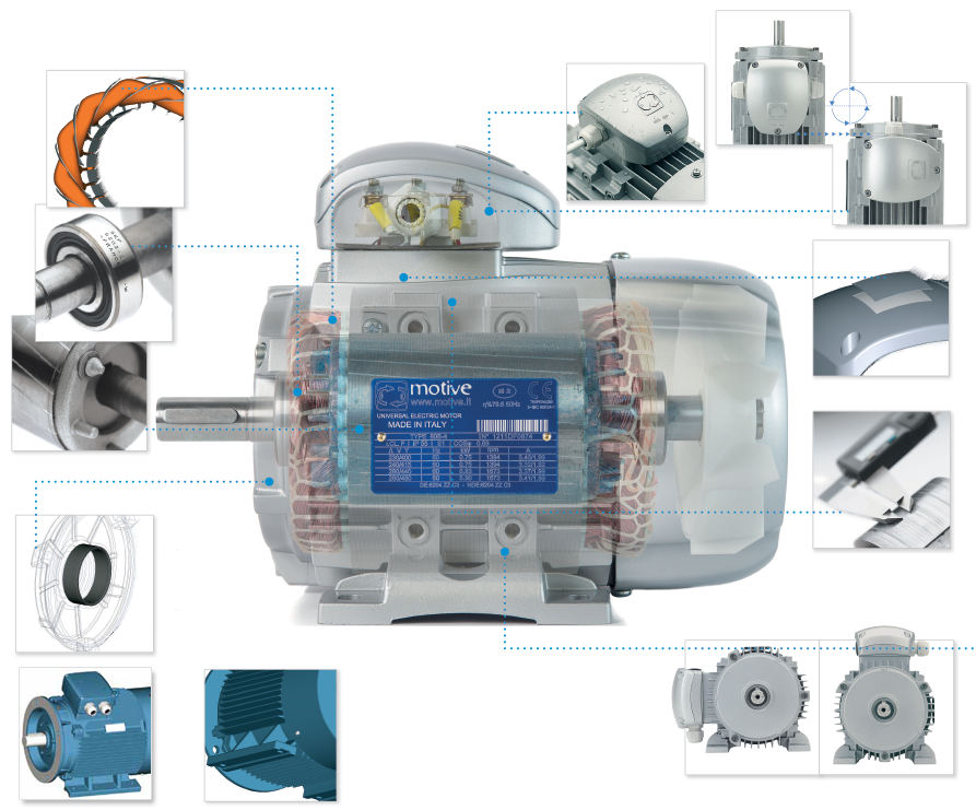 Трехфазный электродвигатель DELPHI