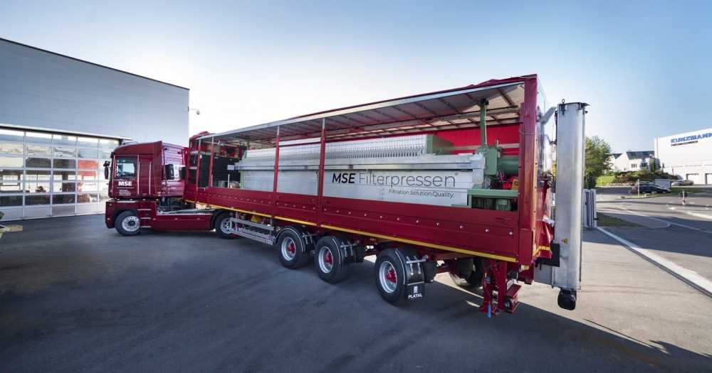 MOBILE FILTER PRESS PLANT