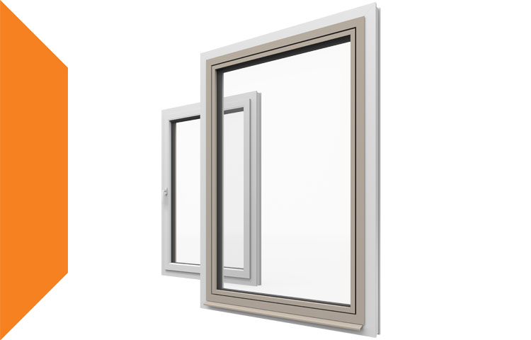 windows made of plastic-aluminum.