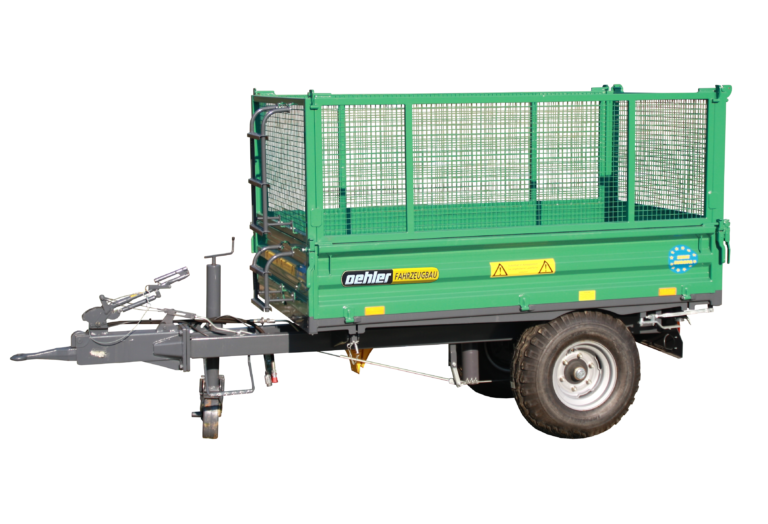 Single-Axle 3-Way Tipping Trailer