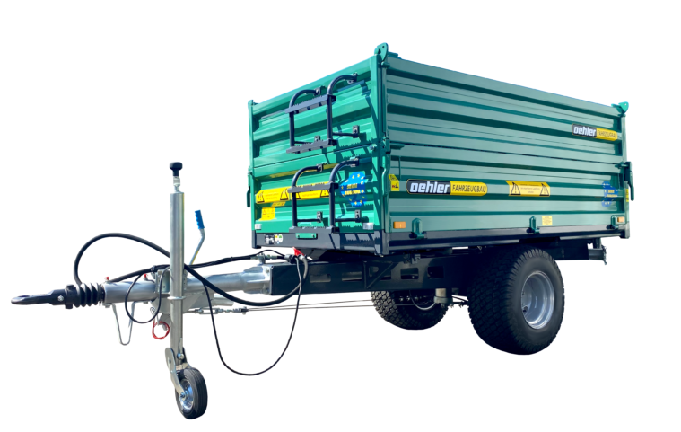 Single-Axle 3-Way Tipping Trailer