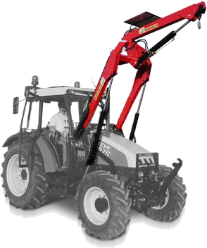 Traktörler için önden vinçler